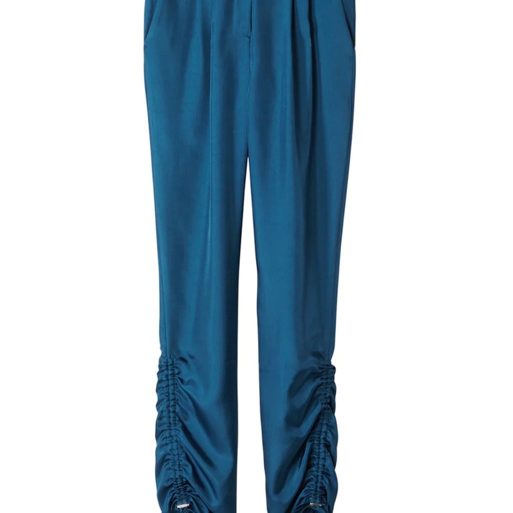 Tibi Mendini twill pants. SIze 8, blue, $50